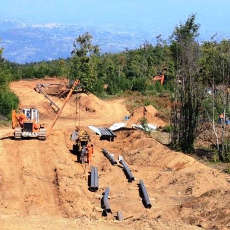 Operai al lavoro a Pauciuri (scavi archeologici a Malvito)