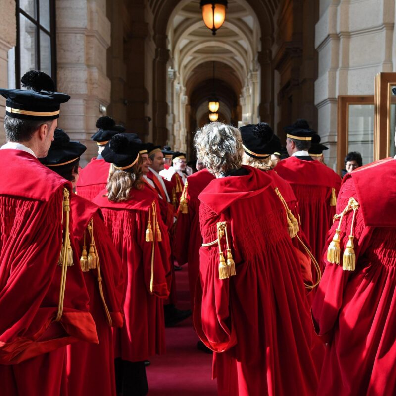 Un momento dell'inaugurazione dell'Anno Giudiziario presso la Corte di Cassazione, Roma, 25 gennaio 2019.ANSA/ALESSANDRO DI MEO