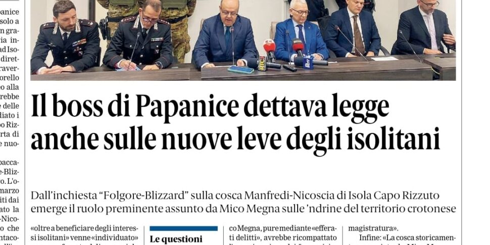 Rassegna stampa 17-04-25 edizioni Calabria