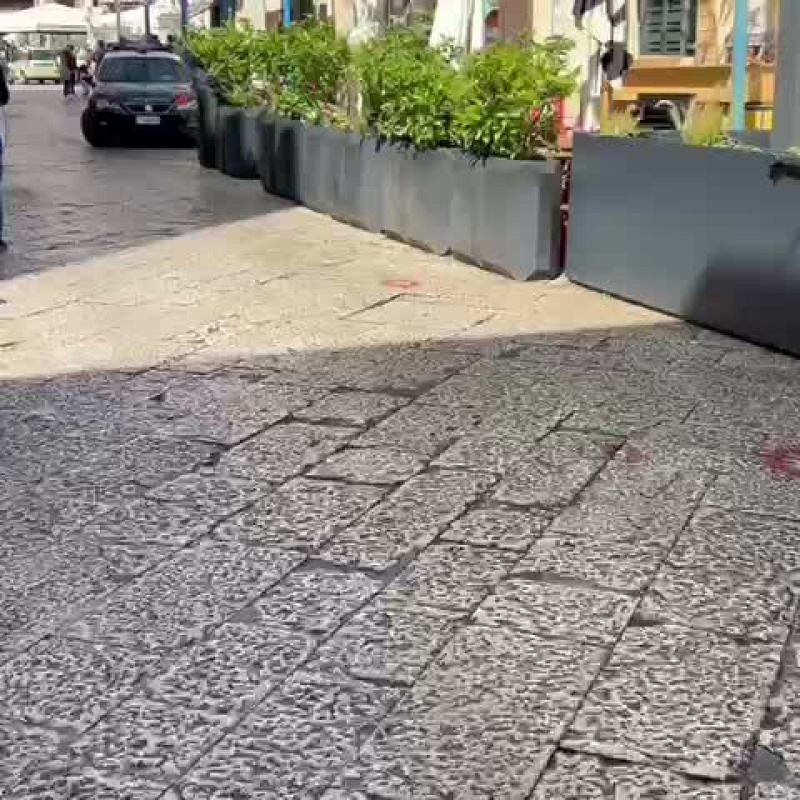 Il luogo della sparatoria di Monreale