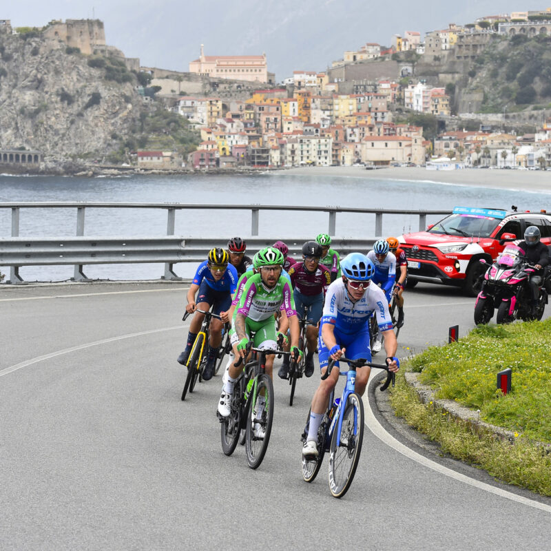 Giro Ciclistico Città Metropolitana di Reggio Calabria 2023 - 66th Edition - Riace Marina - Reggio Calabria - 162,4 km - 16/04/2023 - Peloton - Scenery - photo Tommaso Pelagalli/SprintCyclingAgency©2023