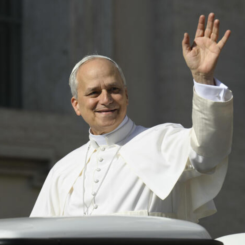 Celebrazione Eucaristica per lInizio del Ministero Petrino del Vescovo di Roma Leone XIV, Citta' del Vaticano 18 maggio 2025. ANSA/VATICAN MEDIA + UFFICIO STAMPA, PRESS OFFICE, HANDOUT PHOTO, NO SALES, EDITORIAL USE ONLY + NPK - - - - - - - - - - - - - Eucharistic Celebration for the Beginning of the Petrine Ministry of the Bishop of Rome Leo XIV, Vatican City, 18 May 2025. ANSA/VATICAN MEDIA + PRESS OFFICE, HANDOUT PHOTO, NO SALES, EDITORIAL USE ONLY +