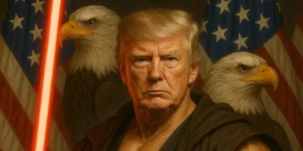 Trump prima Papa poi Jedi (con spada rossa): il meme della Casa Bianca scatena ironie e polemiche Trump prima Papa poi Jedi (con spada rossa): il meme della Casa Bianca scatena ironie e polemiche