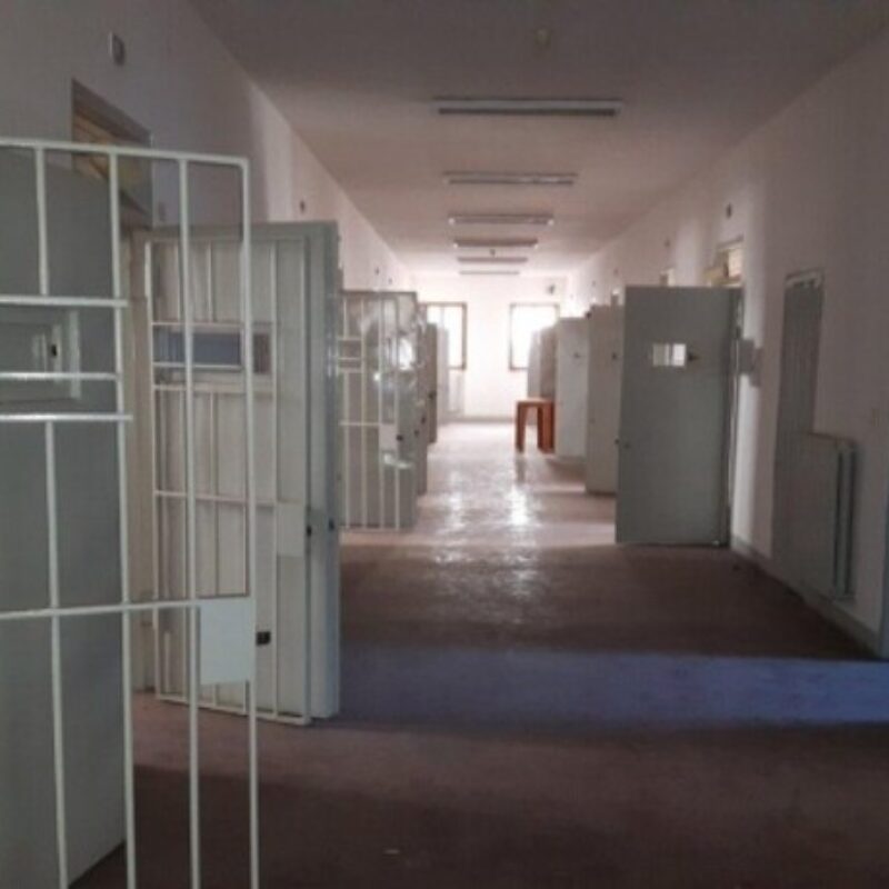 Un'immagine simbolica della cella di un carcere italiano . ANSA