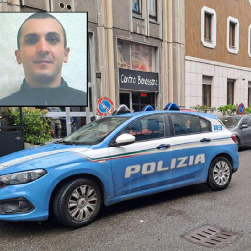 Combo con foto dell'hotel Berna in via Napo Torriani a Milano nei pressi del quale è un uomo di 50 anni è rimasto ferito per accoltellamento e foto di Emanuele De Maria, 35 anni, ricercato come autore dell'accoltellamento, Milano, 10 maggio 2025. ANSA/ANSA