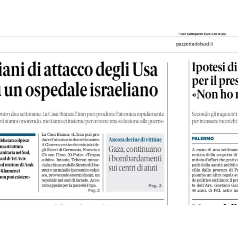 Rassegna stampa 20-06-2025 edizione Messina