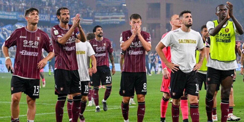 sospetta intossicazione alimentare per i giocatori della salernitana di rientro da genova