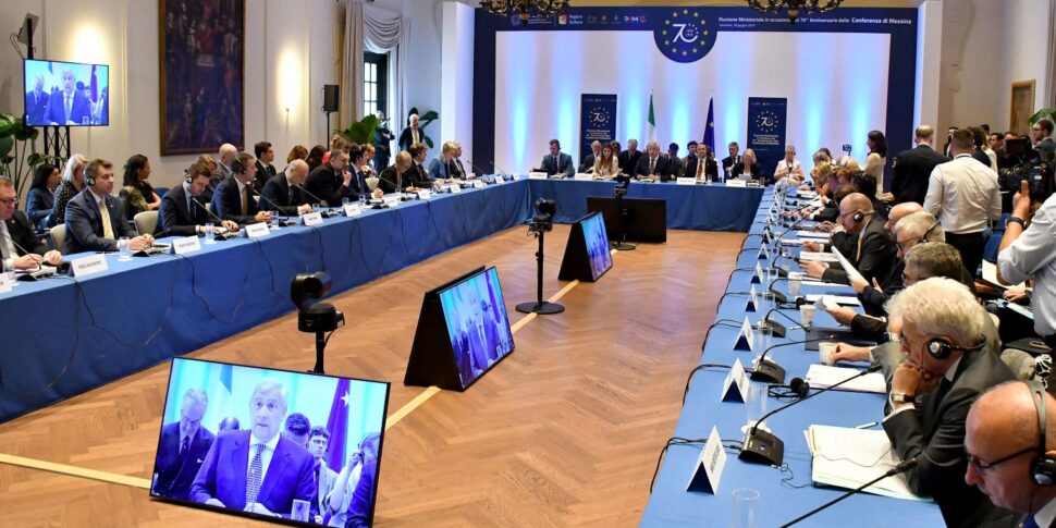 ministeriale a taormina uniti nel ricordo della lungimiranza che guid242 i sei membri fondatori durante la conferenza di messina nel 1955