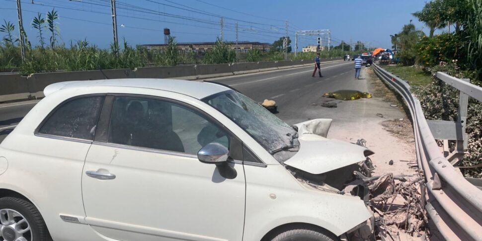 tragico scontro auto moto a campofelice di roccella la vittima 232 il 61enne andrea di franco