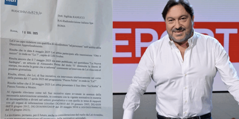 Ranucci: “Ricevuto un provvedimento disciplinare“. Ma la Rai smentisce: “Solo un richiamo alle regole aziendali“ Ranucci: “Ricevuto un provvedimento disciplinare“. Ma la Rai smentisce: “Solo un richiamo alle regole aziendali“