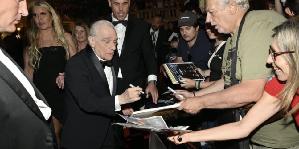 Bagno di folla al Taormina Film Festival per Martin Scorsese