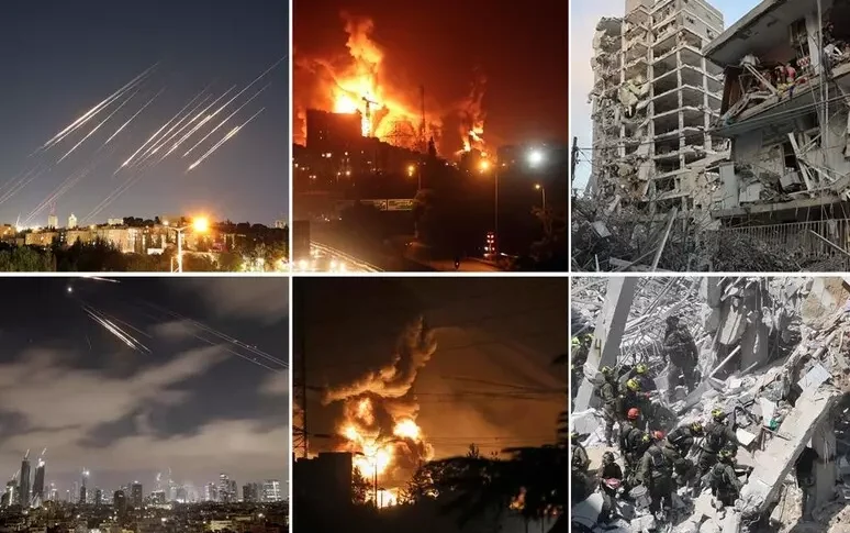 Missili di Teheran su Tel Aviv, sirene a Gerusalemme. L Missili di Teheran su Tel Aviv, sirene a Gerusalemme. L