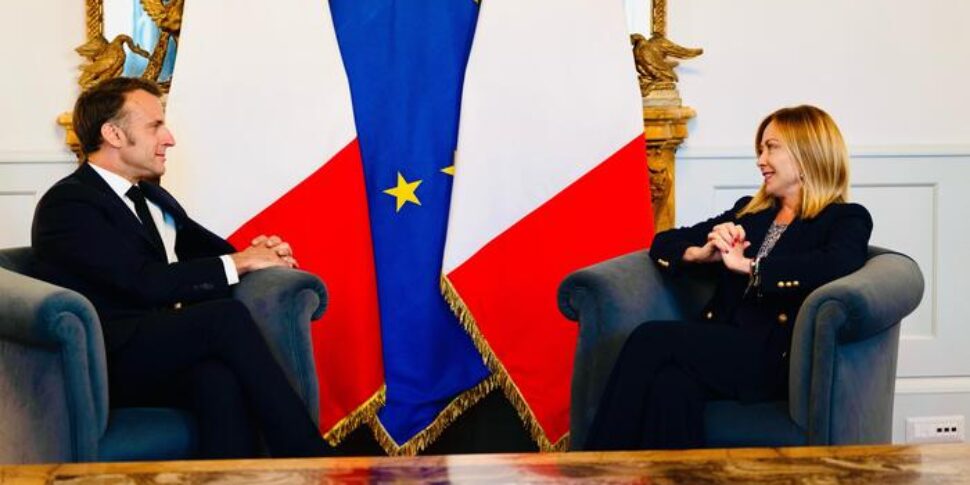 Meloni e Macron, l Meloni e Macron, l