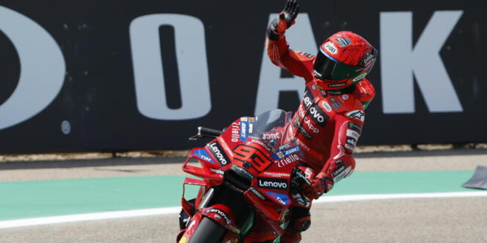 MotoGp, ad Aragon trionfa Marc Marquez sul fratello Alex. Terzo Bagnaia MotoGp, ad Aragon trionfa Marc Marquez sul fratello Alex. Terzo Bagnaia