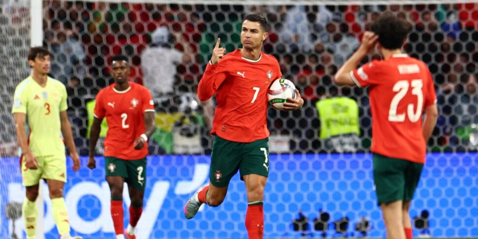 nations league trionfa il portogallo di ronaldo la spagna si arrende ai rigori