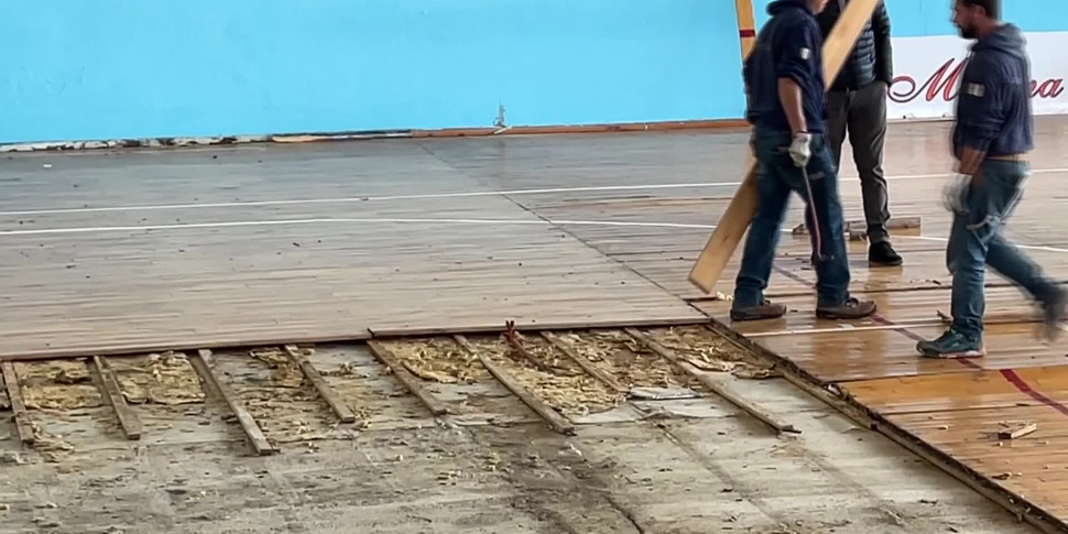 Messina: proseguono i lavori di manutenzione al PalaTracuzzi