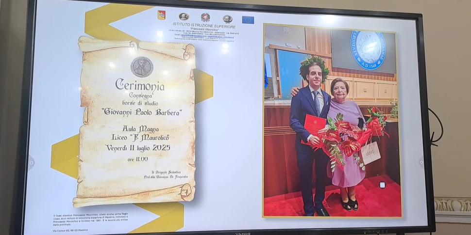 Borse di studio, un riconoscimento alla memoria di Giovanni Barbera