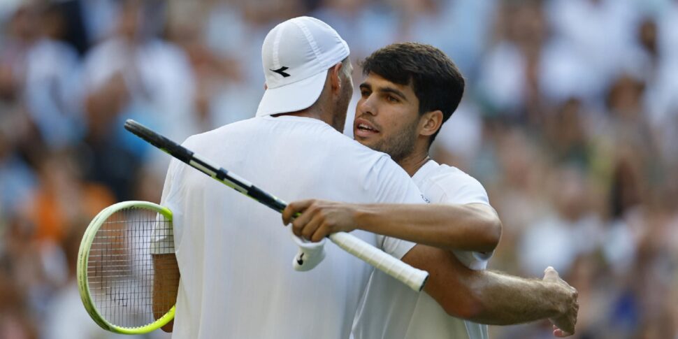 Wimbledon: Struff spaventa Alcaraz ma lo spagnolo vince e va agli ottavi, giornata nera per l Wimbledon: Struff spaventa Alcaraz ma lo spagnolo vince e va agli ottavi, giornata nera per l