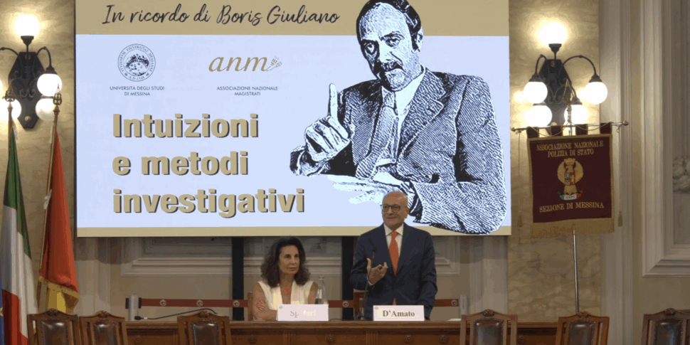 Il ricordo di Boris Giuliano anche all'Università di Messina, memoria viva di legalità