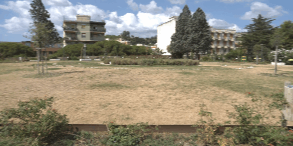 Messina: il parco Aldo Moro torna "giallo", altro che polmone verde