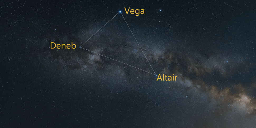 Nel cielo di luglio le stelle disegnano il Triangolo estivo: il 3 del mese la Terra raggiunge la massima distanza dal Sole Nel cielo di luglio le stelle disegnano il Triangolo estivo: il 3 del mese la Terra raggiunge la massima distanza dal Sole