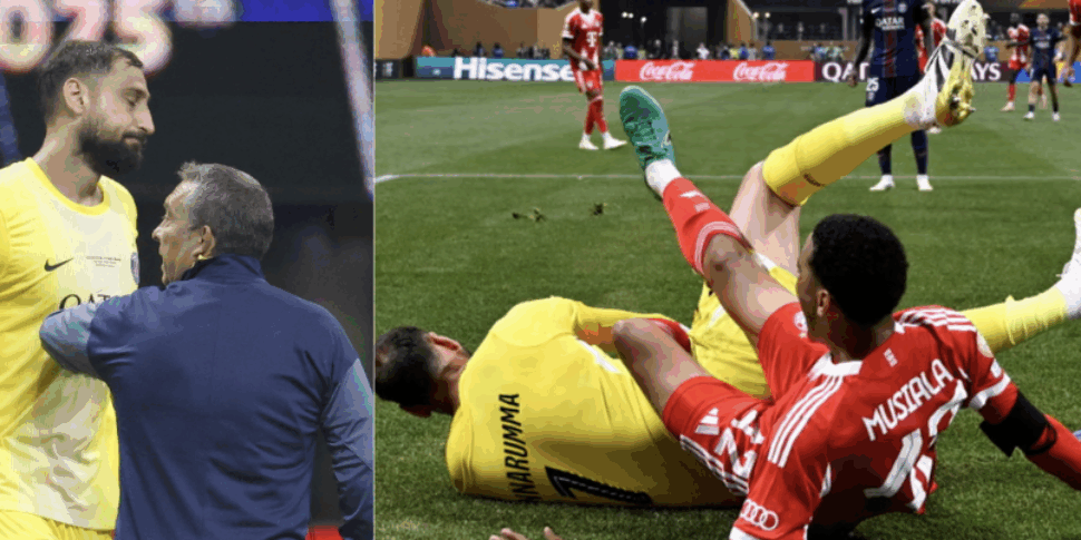 Musiala, infortunio choc al Mondiale per Club dopo lo scontro con Donnarumma. Il portiere in lacrime: “Prego per lui” Musiala, infortunio choc al Mondiale per Club dopo lo scontro con Donnarumma. Il portiere in lacrime: “Prego per lui”