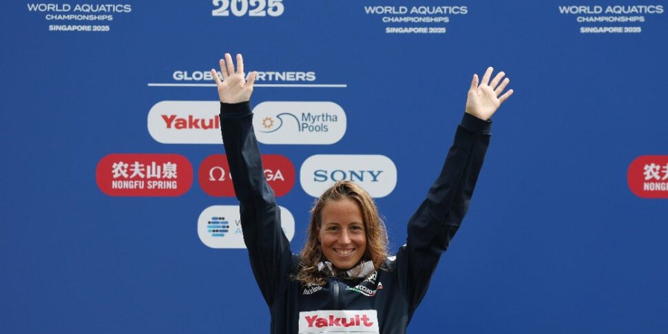 Mondiali nuoto: Taddeucci tris d Mondiali nuoto: Taddeucci tris d
