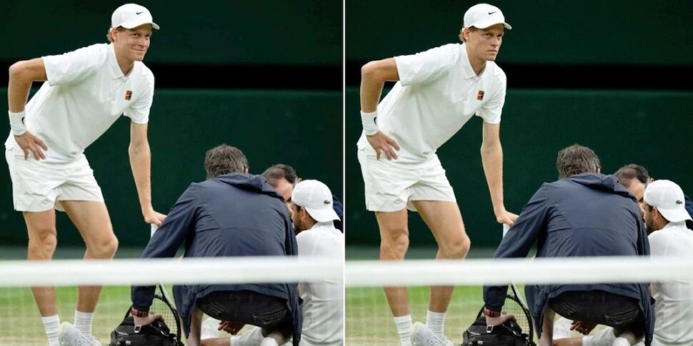 Il ritiro di Dimitrov e il ghigno di Sinner dopo il ko? La foto è fake, goffo tentativo di infangare la sportività dell Il ritiro di Dimitrov e il ghigno di Sinner dopo il ko? La foto è fake, goffo tentativo di infangare la sportività dell