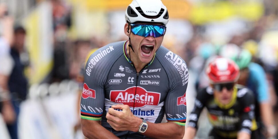 Tour de France: Van der Poel vince la seconda tappa e indossa la maglia gialla Tour de France: Van der Poel vince la seconda tappa e indossa la maglia gialla