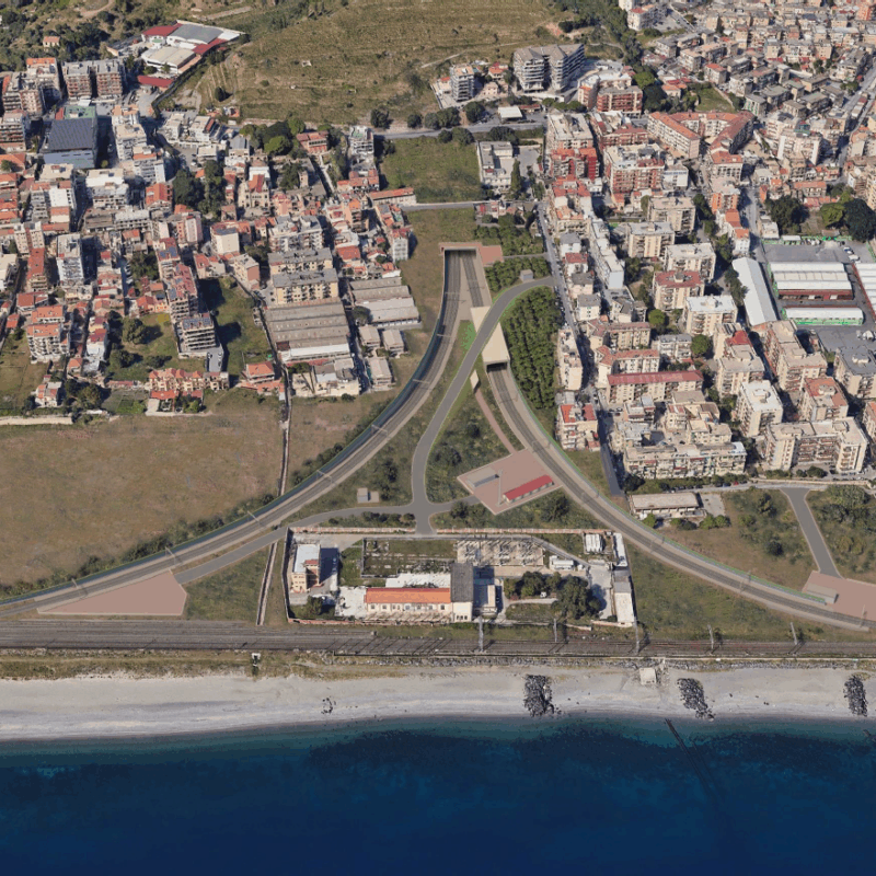 Messina, le opere ferroviarie connesse al Ponte sullo Stretto: così Contesse verrà “divisa” in due