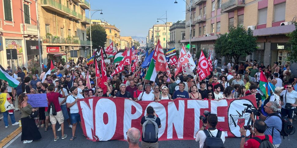Ponte sullo Stretto di Messina, i manifestanti: "Un mostro che nessuno vuole". Un attivista da Monza: "Questa è la culla del pesce spada" VIDEO