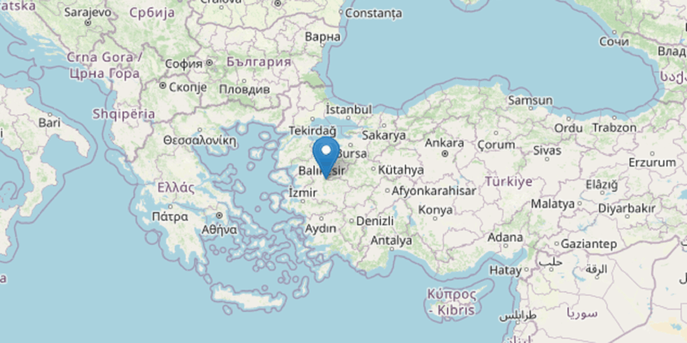 Terremoto magnitudo 6.2 nell