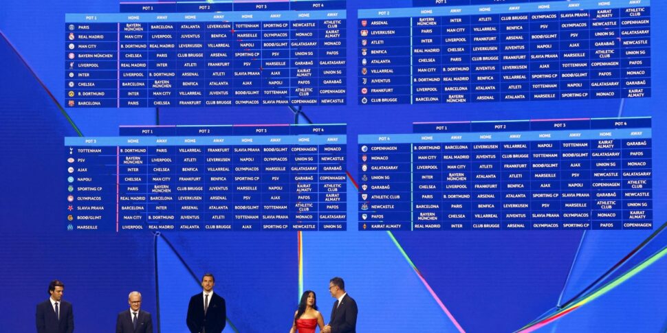 Il calendario di Champions League: Juve subito col Borussia, l Il calendario di Champions League: Juve subito col Borussia, l
