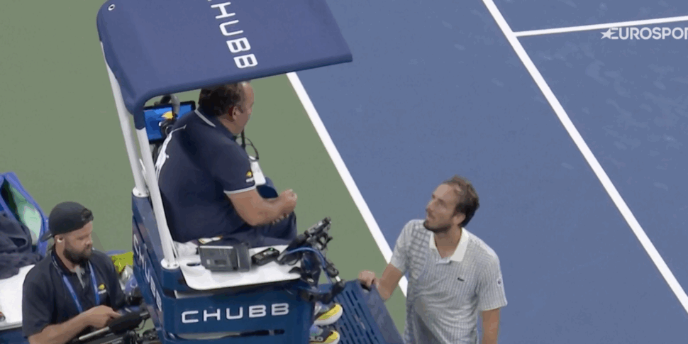 Us Open tra follia e fischi, fotografo in campo e l Us Open tra follia e fischi, fotografo in campo e l