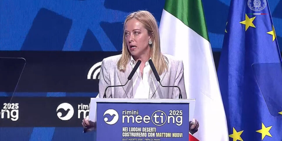 Meloni a Rimini: "Israele su Gaza è andato oltre. L Meloni a Rimini: "Israele su Gaza è andato oltre. L