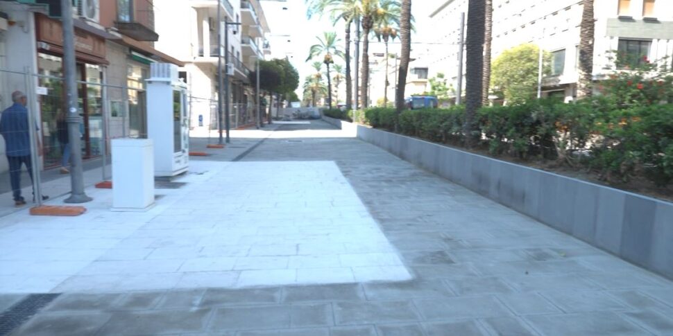 Messina, la nuova isola pedonale del Viale: pronto (quasi) tutto il primo tratto