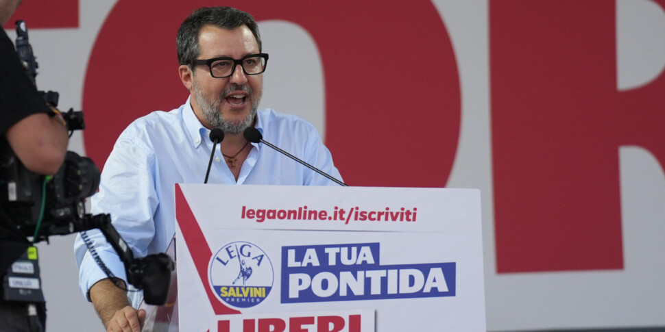 salvini al raduno della lega a pontida il ponte sullo stretto lo faremo ci lavorer224 tutta italia