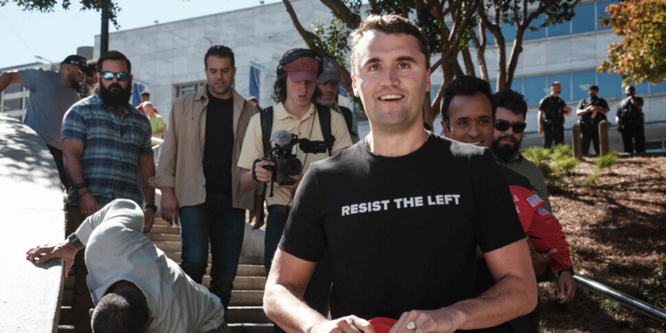 Spari contro Charlie Kirk in un
