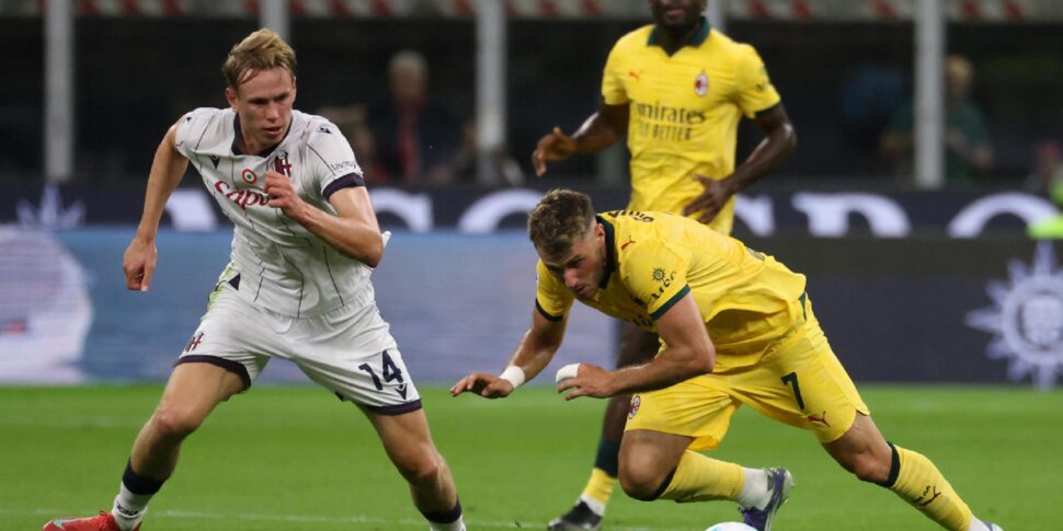 Il Milan piega il Bologna 1 0: Modric decisivo, Rabiot titolare all Il Milan piega il Bologna 1 0: Modric decisivo, Rabiot titolare all