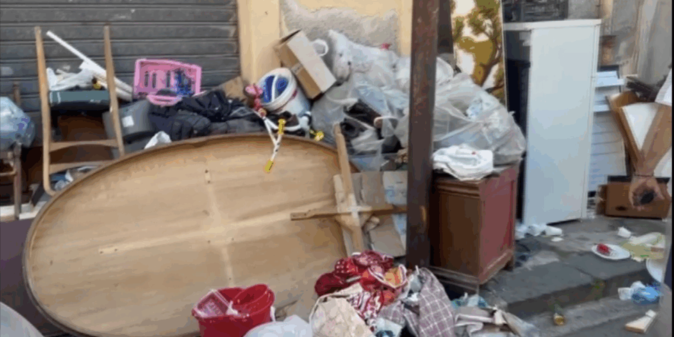 Messina: operazione discariche, in via del Santo via i rifiuti