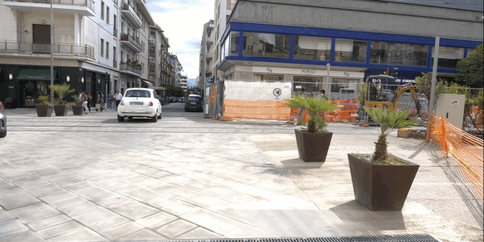 Messina, la "nuova" isola pedonale di viale San Martino: servirà un sopralluogo per migliorarla