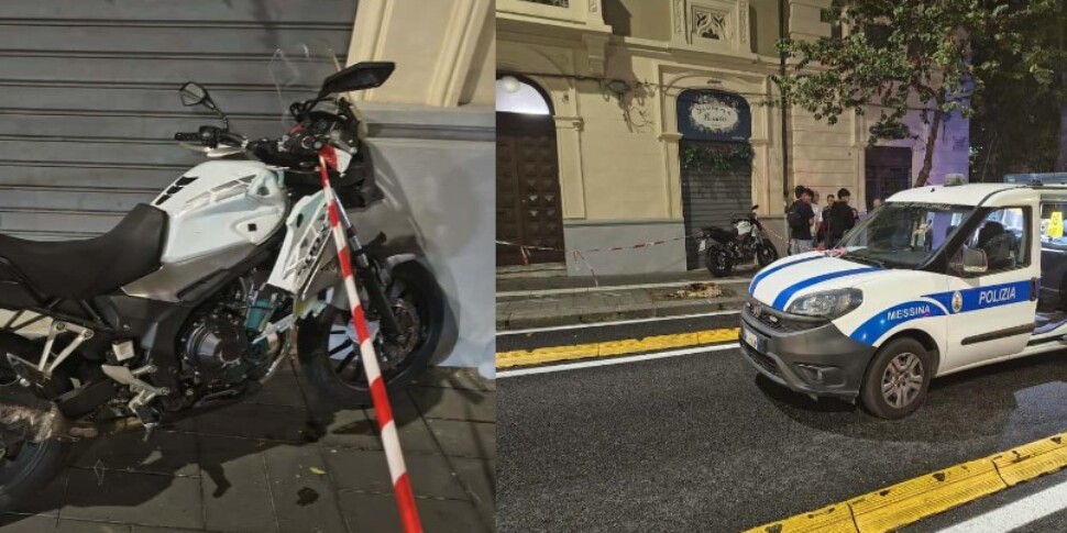 Messina, incidente auto-moto in via Cesare Battisti: giovane di 23 anni ...
