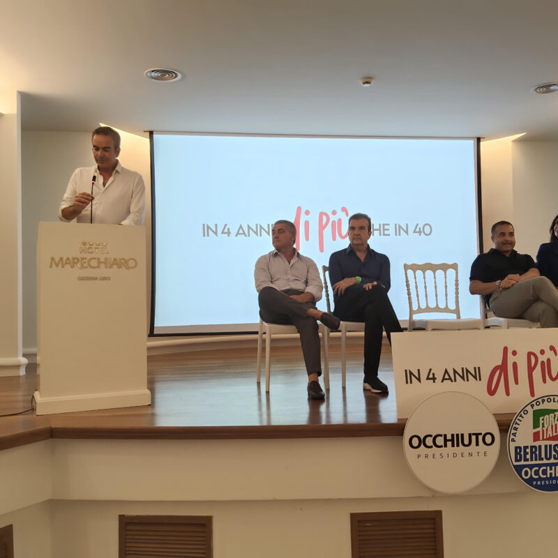 Occhiuto presenta le liste di Forza Italia