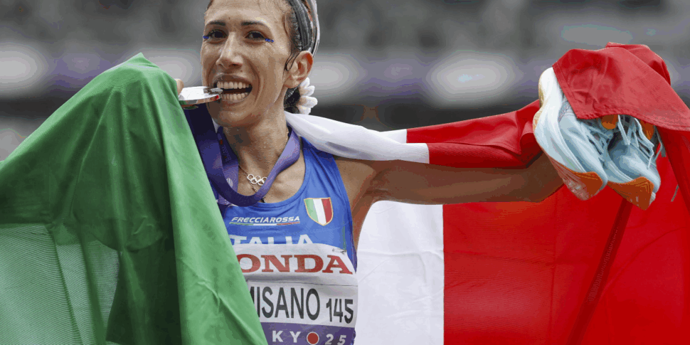 Mondiali di Atletica: Antonella Palmisano argento nella 35 km di marcia Mondiali di Atletica: Antonella Palmisano argento nella 35 km di marcia