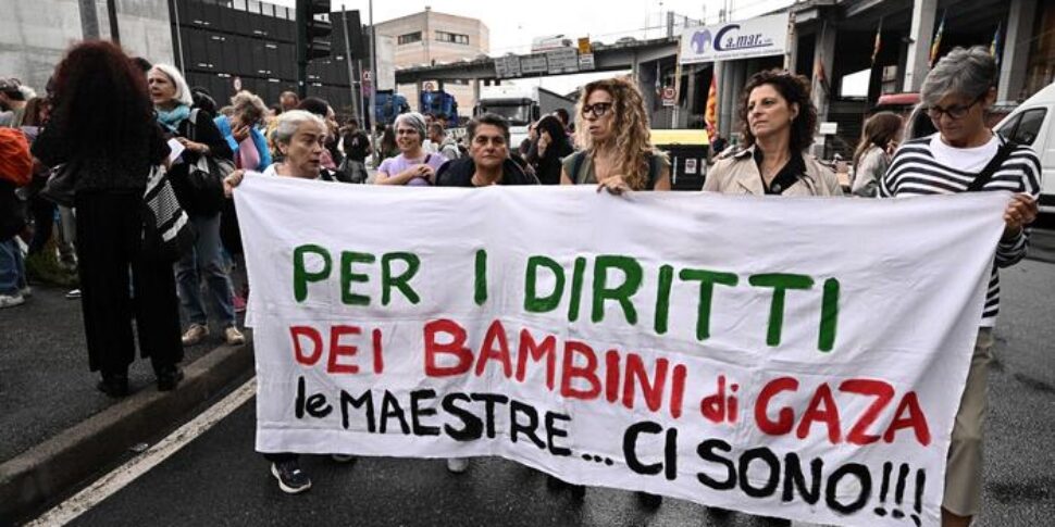in corso in tutta italia lo sciopero per gaza proclamato dai sindacati di base