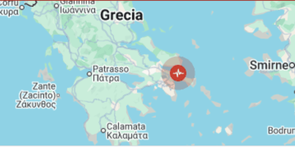 Paura in Grecia, terremoto di magnitudo 5.5 registrato nella notte: scossa avvertita chiaramente ad Atene Paura in Grecia, terremoto di magnitudo 5.5 registrato nella notte: scossa avvertita chiaramente ad Atene