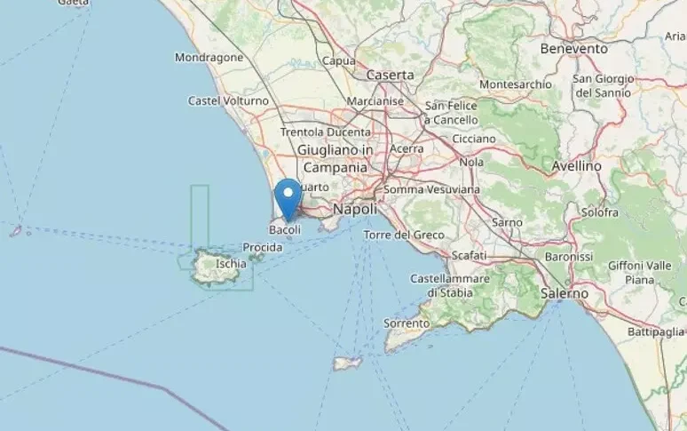 Campi Flegrei, terremoto di magnitudo 4 con Epicentro vicino a Pozzuoli