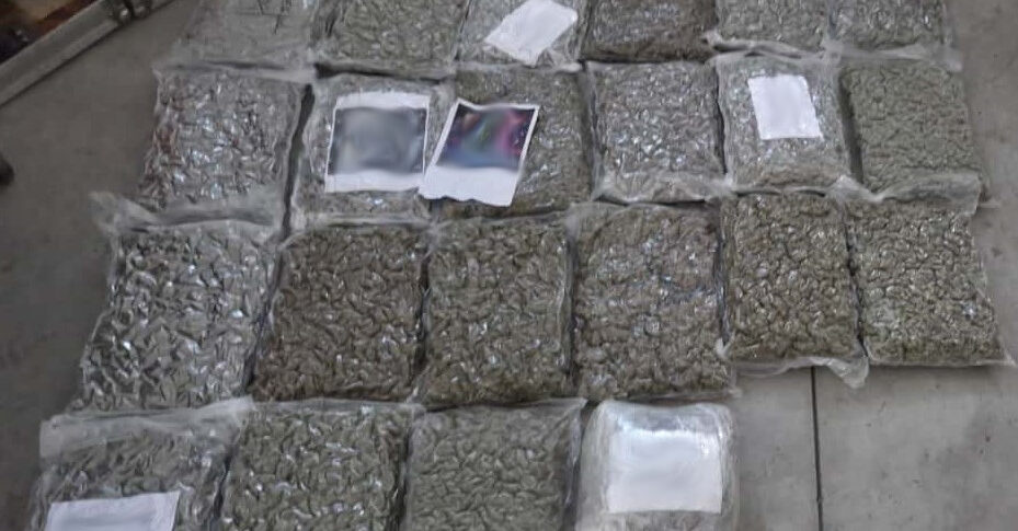 trenta chili di marijuana in un deposito di san cristoforo a catania