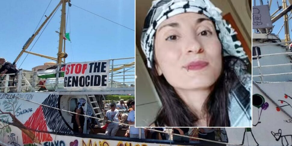 flotilla intercettata dalle autorit224 israeliane sta bene la messinese elisabeth di luca