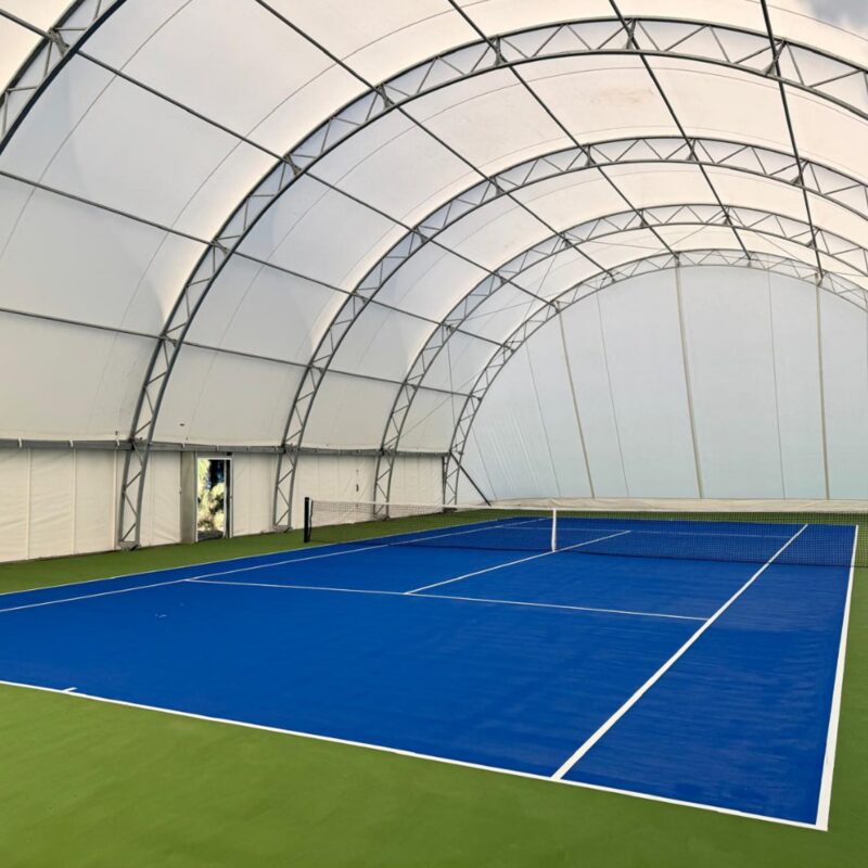 Impianto Tennis Completo Con Rete E Struttura In Acciaio Verniciato - Prodotto In Italia